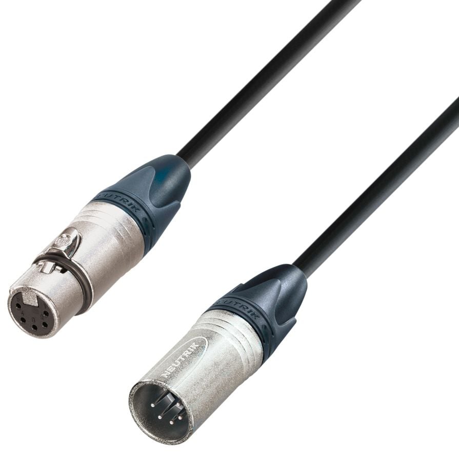 Adam Hall K5 DGH 1000 Cable DMX de XLR macho a XLR hembra 10 m K5 DGH 1000