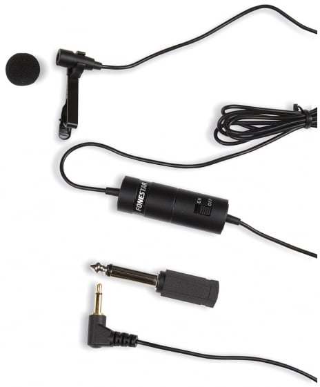 Fonestar FCM-410 Micrófono de solapa con adaptador FCM-410