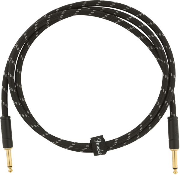 Fender cable Jack Deluxe 1,5m Tweed Black Jack Mono a Jack Mono Deluxe jack 1,5m Tweed Black
