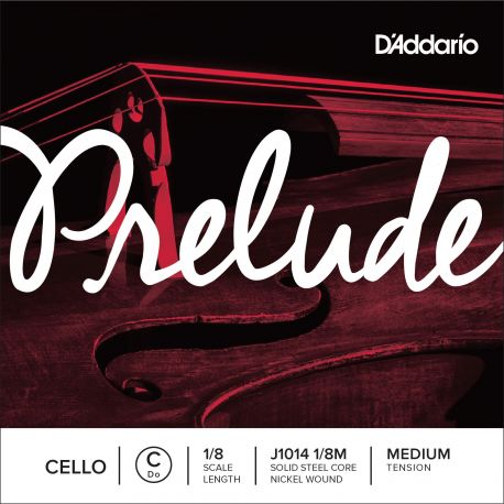 D´addario J1014 Cuerda para Violonchelo Prelude Do (C), 1/8 tensión media J1014 1/8M Prelude Cello C