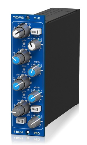 Midas 512 v2 Ecualizador Paramétrico de la Serie 500 512 v2