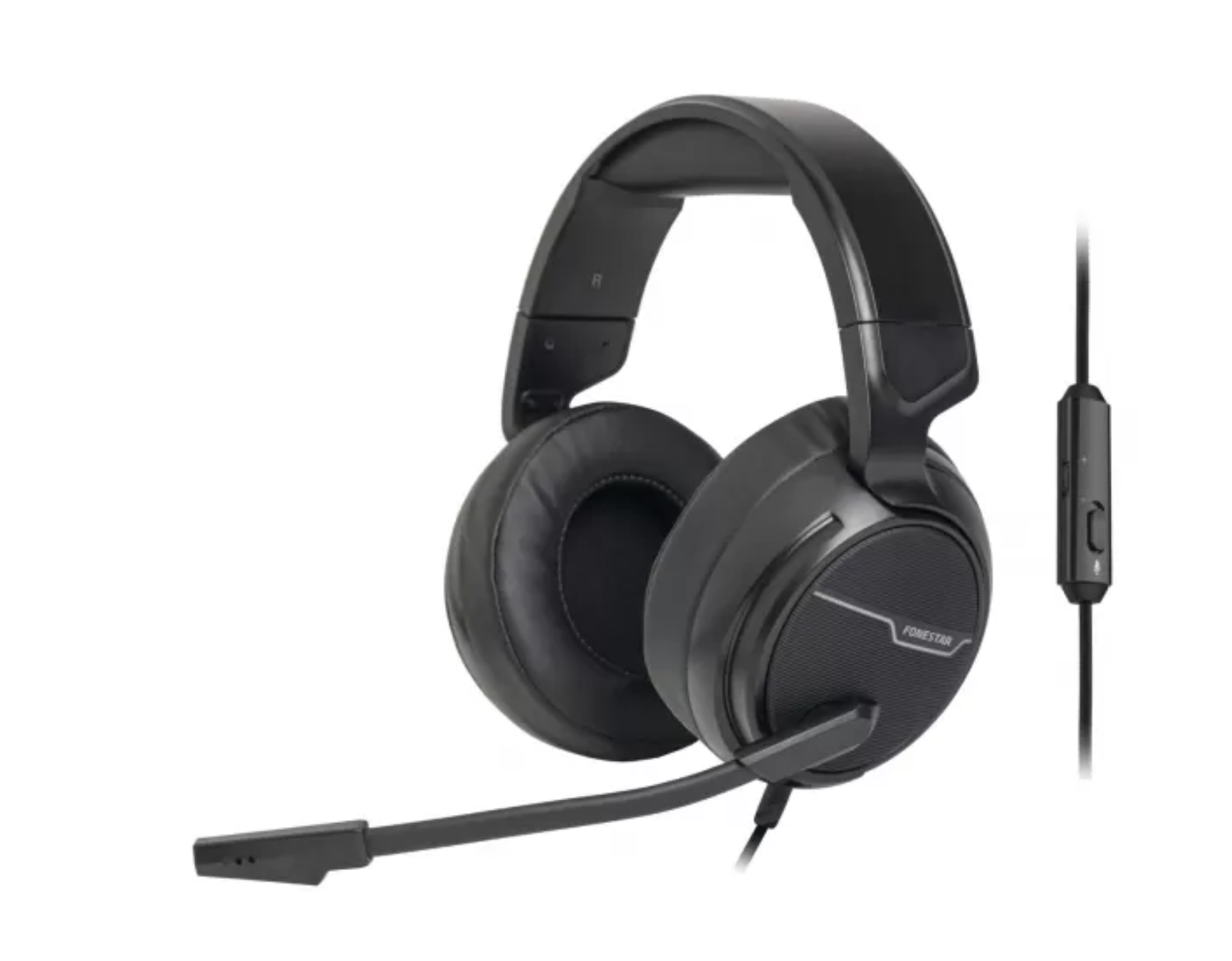 Fonestar WIN Auriculares Cerrados PC con Micrófono para Teletrabajo o Gaming WIN