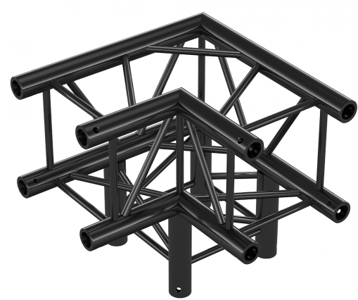 Showtec GQ30016B Cross 4-way Black Pro-30 Square G Truss GQ30016B
