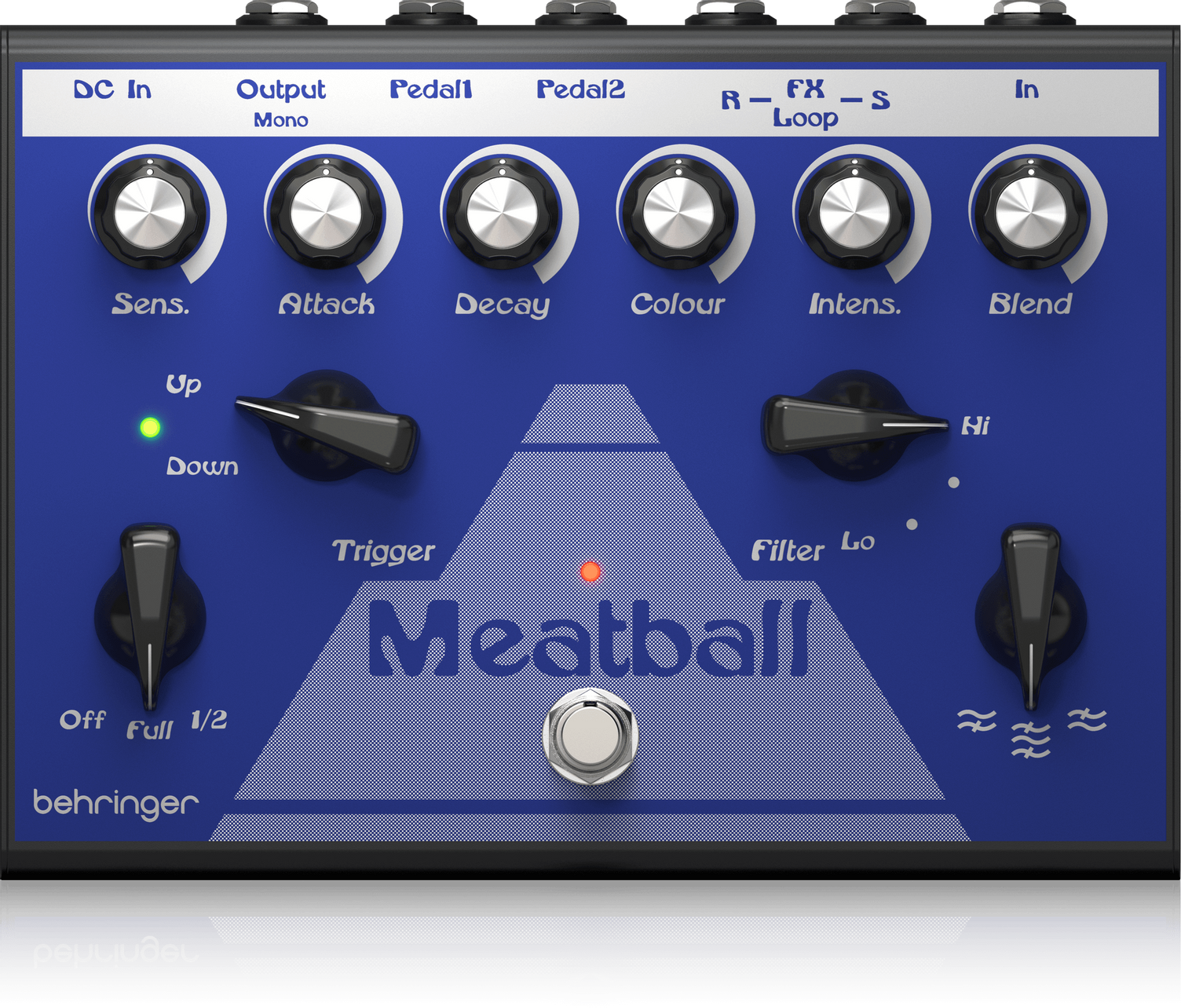 BEHRINGER Meatball Pedal Pedal Filtro Envolvente Meatball