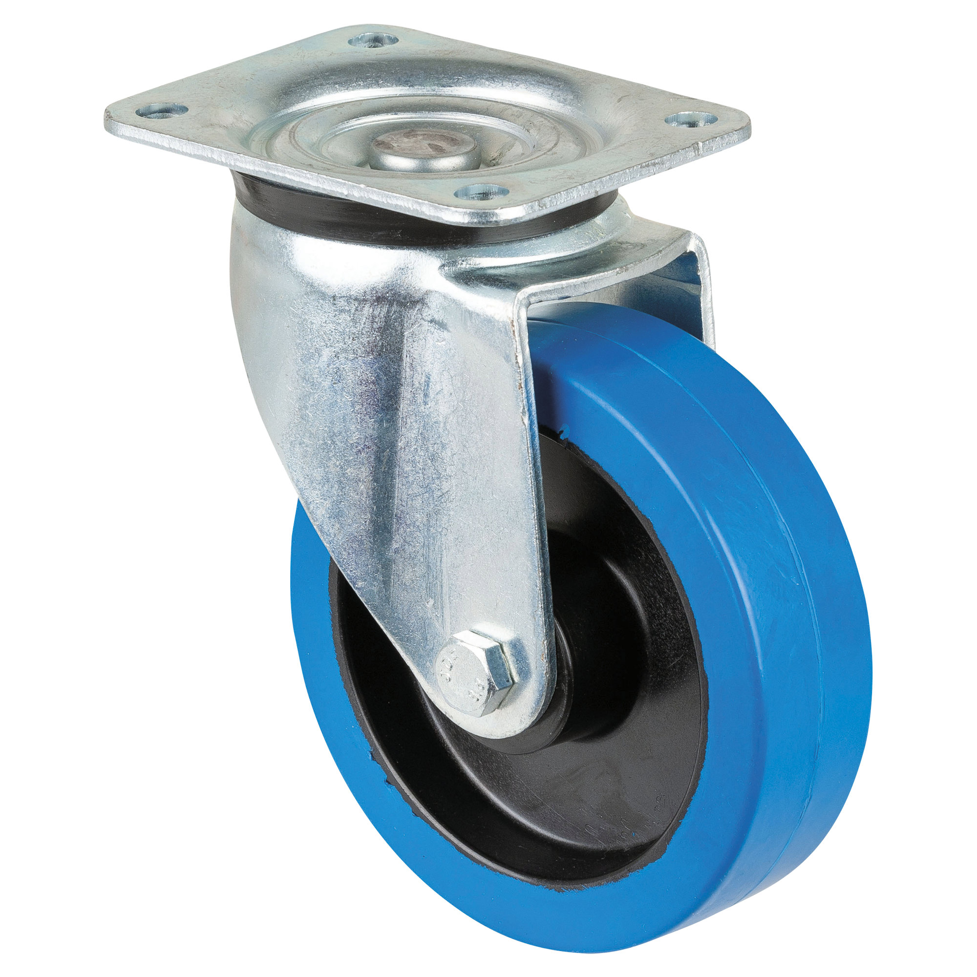 Showgear Swivel Blue wheel 125 mm - without brake D8005