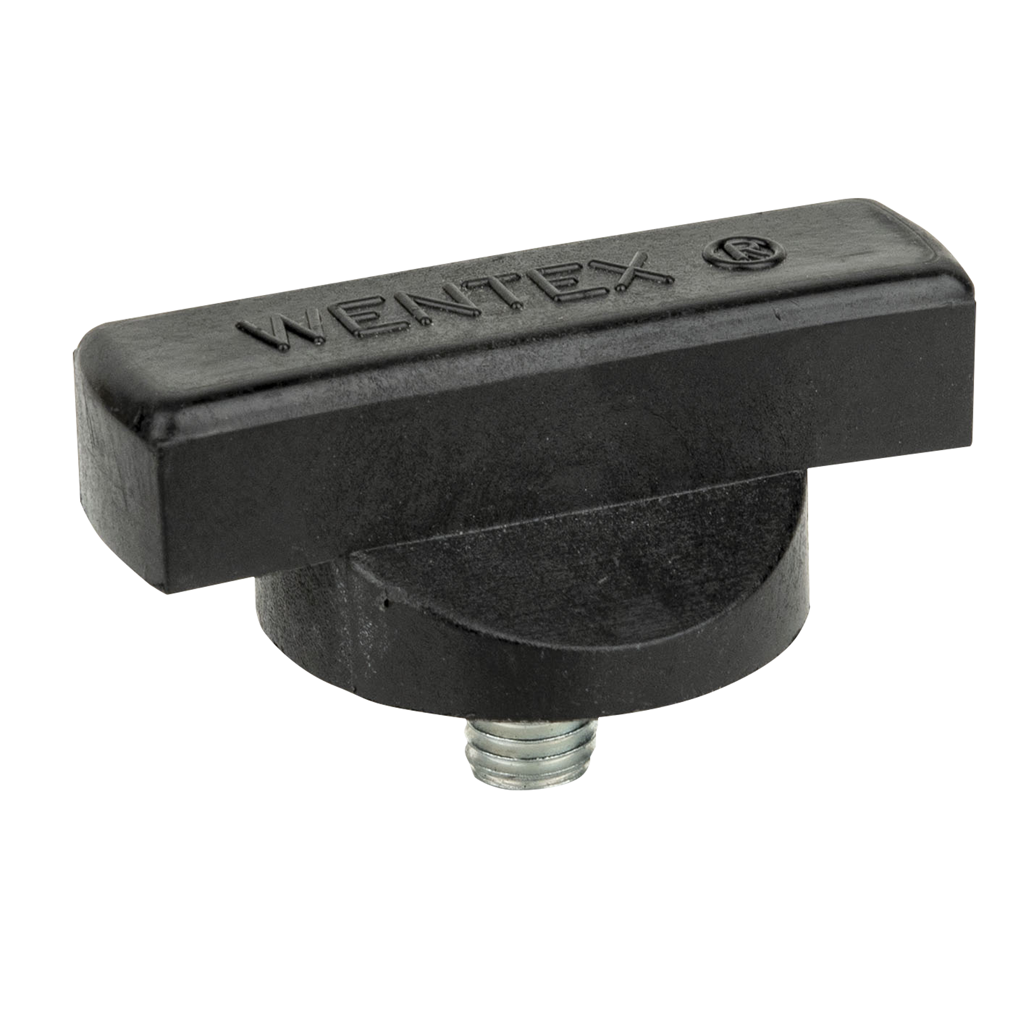 WENTEX Rotary Knob para Upright M10 x 12 mm - negro 89354