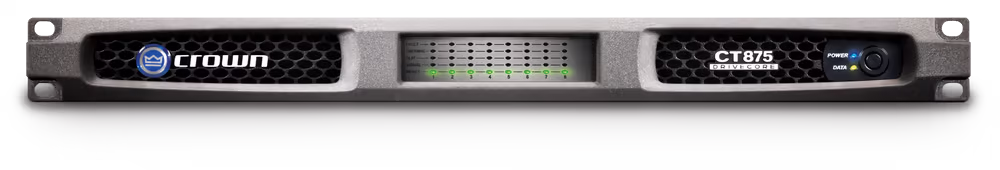 Crown ct-875 Amplificador de potencia de ocho canales, 75W @ 4? ct-875