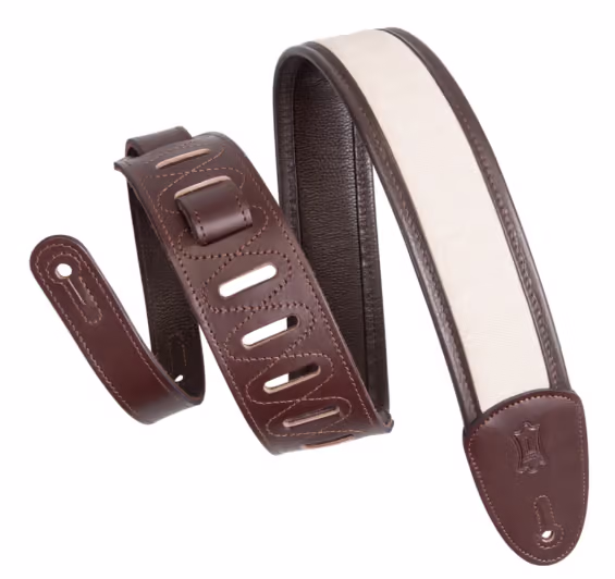 Levy's Correa Leather & Hemp Series 2½\" - Marrón MHG2-DBR