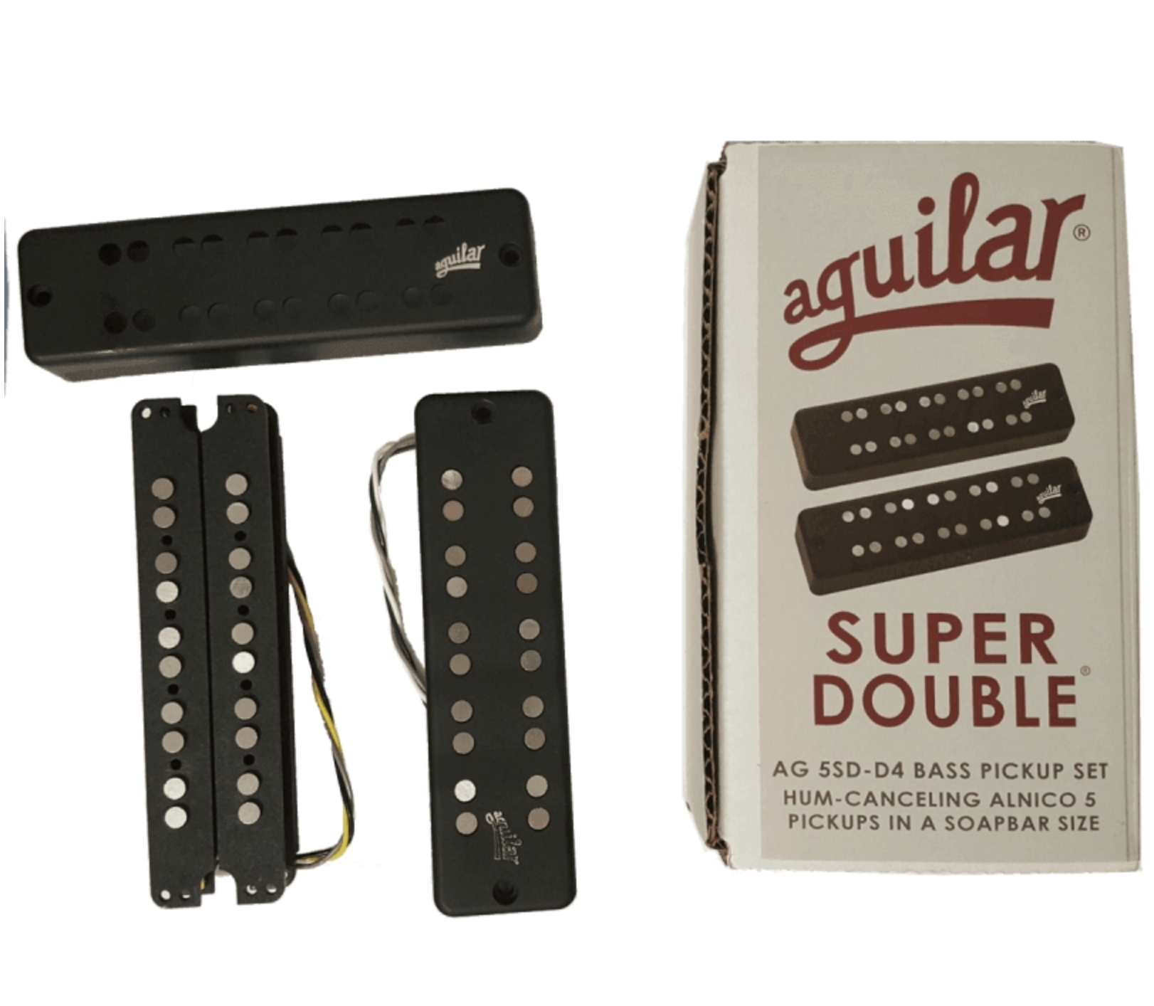 Aguilar AG5SD-D4 Super Doble 5 Cuerdas Tipo D4 Set 2 Pastillas Bajo Eléctrico AG5SD-D4