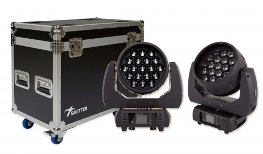 Sagitter QUARTZ300KIT. Set Cabeza Móvil Quartz 300 + Flightcase QUARTZ300KIT