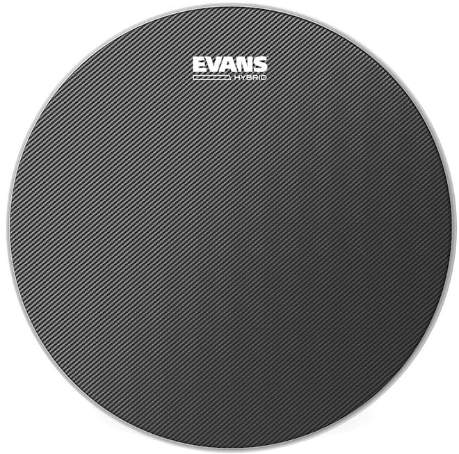 Evans Hybrid Parche Gris de 13" Evans Hybrid Grey Marching Snare Drum Head 13 Inch