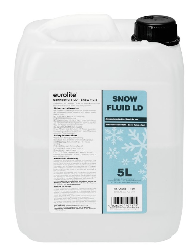 Eurolite Snow Fluid LD Líquido Nieve Baja Densidad 5 L Líquido Nieve Baja Densidad 5 L