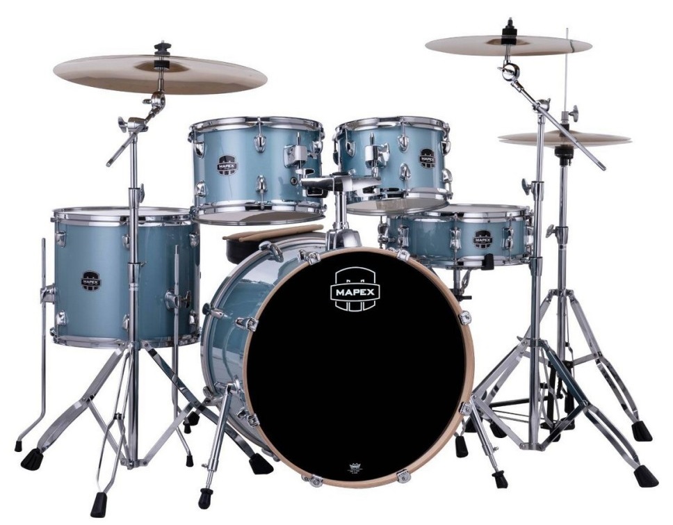 Mapex VE5045FTCVJ Venus Aqua Blue Sparkle Herrajes y Platos Incluídos VE5045FTCVJ
