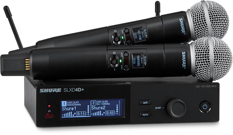 Shure SLXD24D+ E/SM58 G65 SLXD24D+ E/SM58 G65