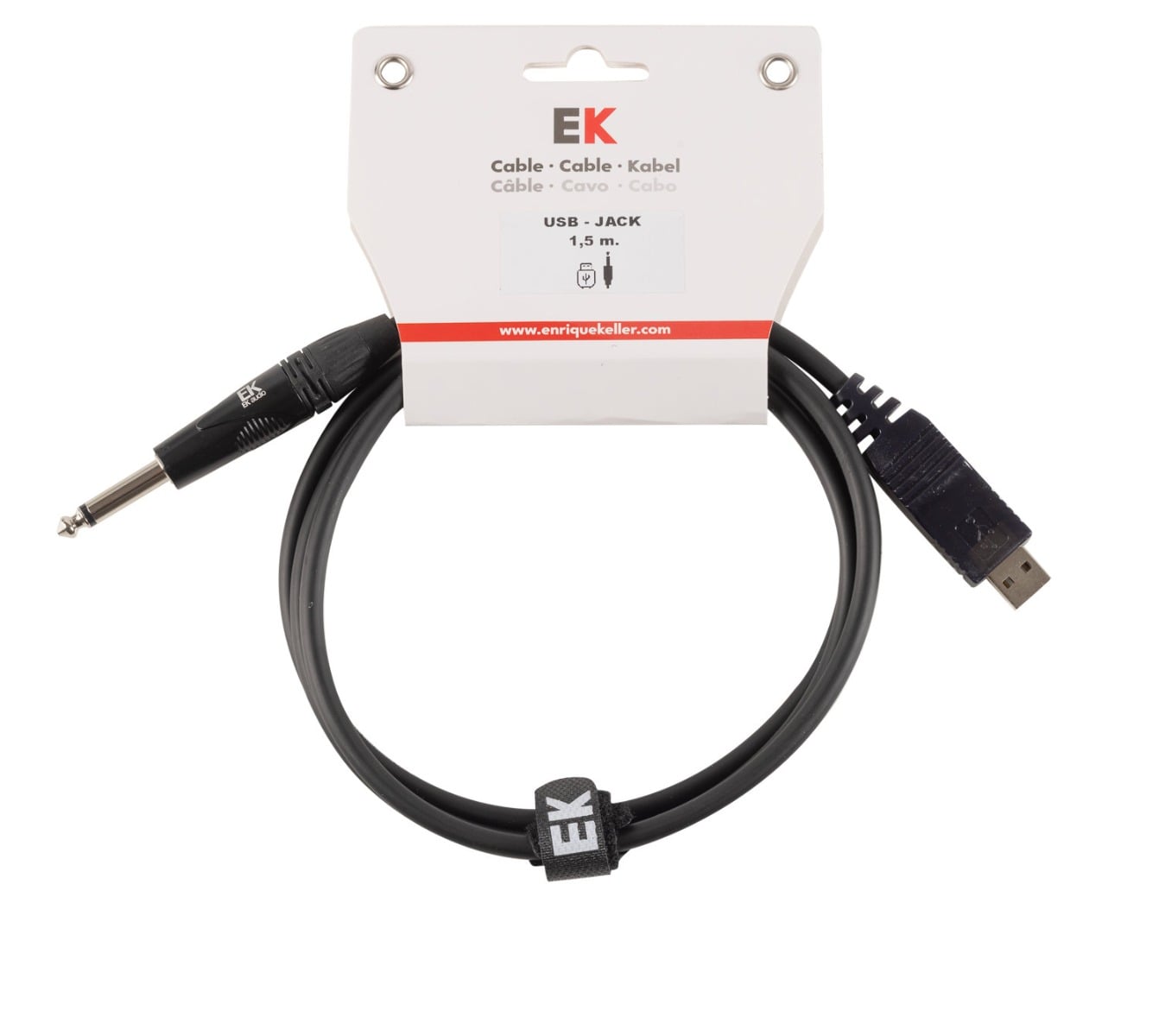 EK Audio Cable  Usb/Jack 1,5 M D005