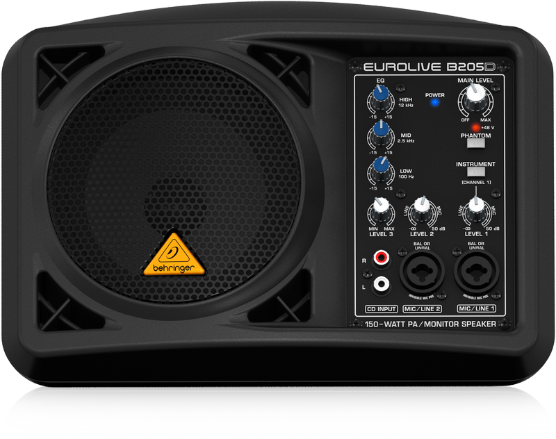 BEHRINGER B205D Altavoz Monitor Activo 150W Clase D b 205d Monitor Altavoz Activo 150w