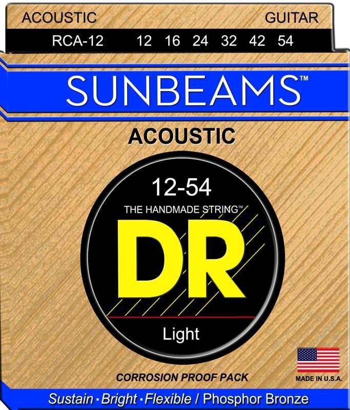Dr Strings RCA-12 SUNBEAM Phosphor Bronze Acoustic 012-054 RCA-12 SUNBEAM