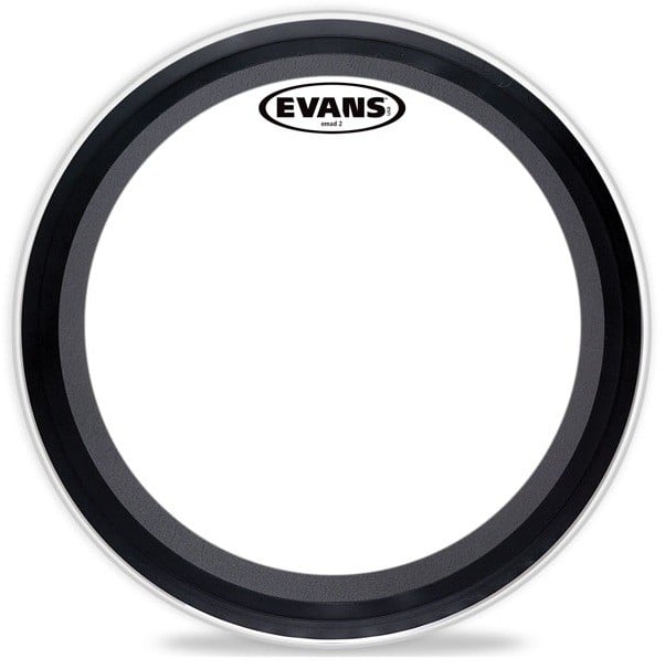 Evans 18 Emad 2 Clear Parche de Bombo BD18EMAD2 18 Emad 2 Clear BD18EMAD2