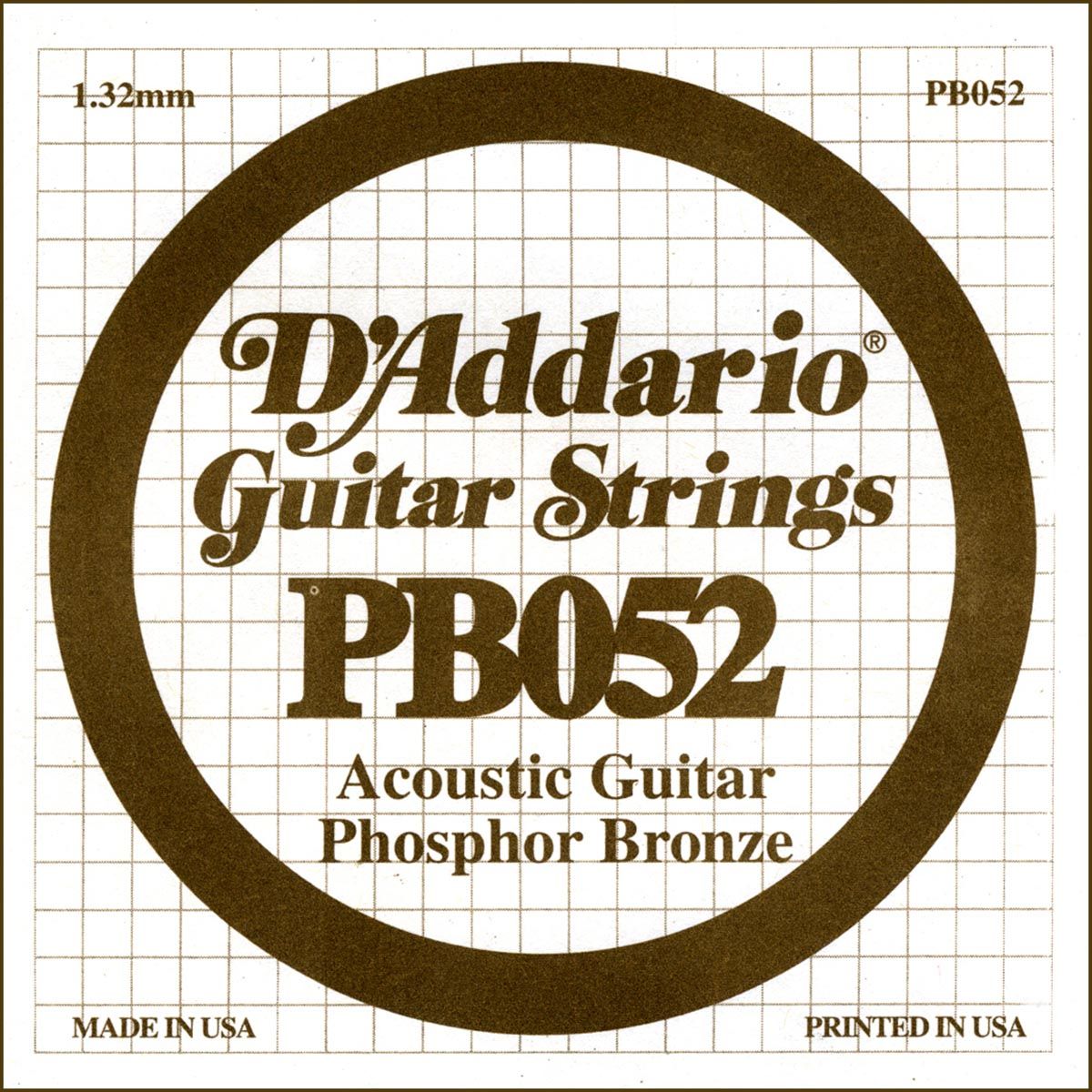 D´addario PB052 Cuerda Suelta para Guitarra Acústica PB052