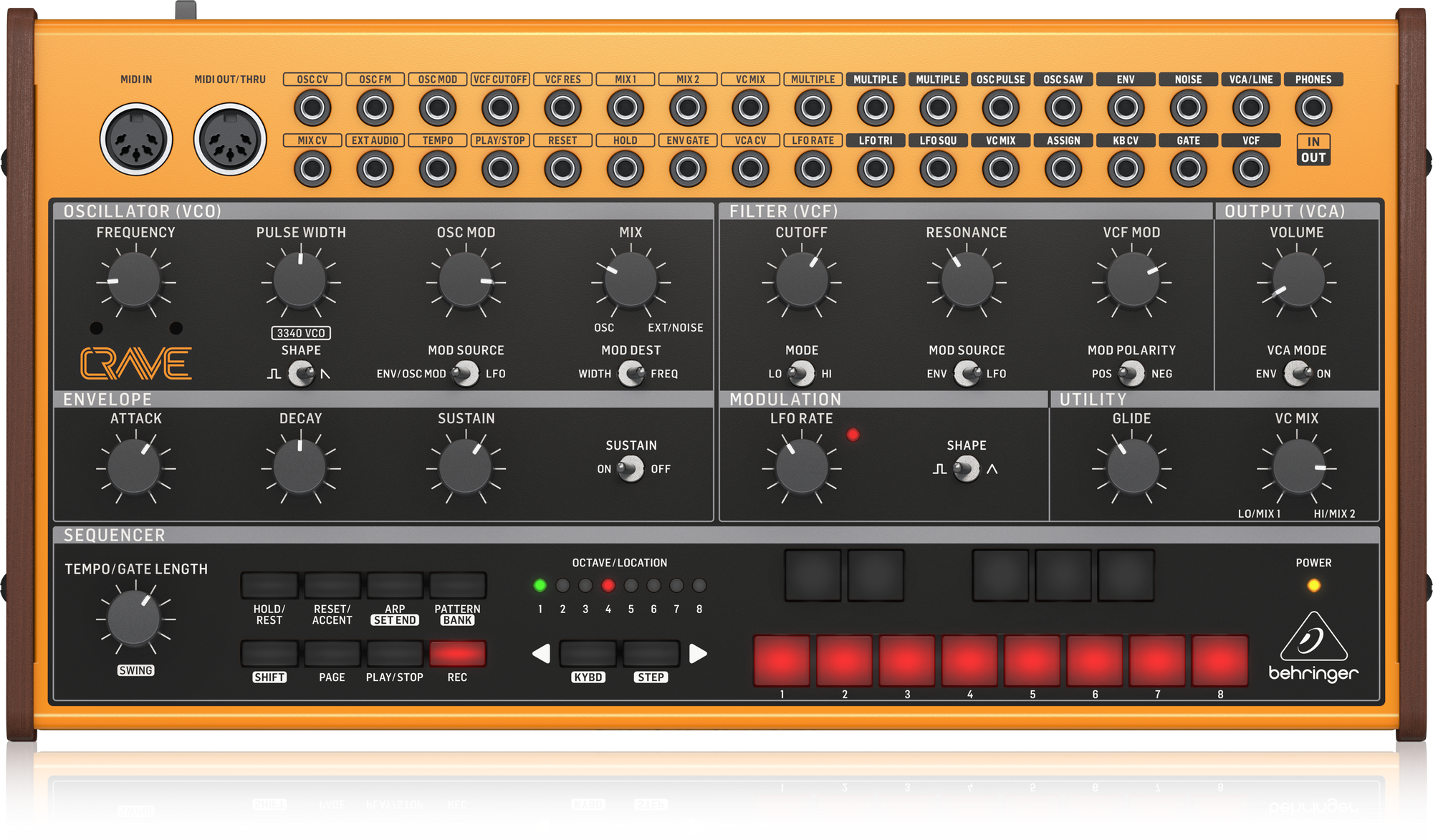 Behringer CRAVE Sintetizador Analógico Semi-Modular Crave