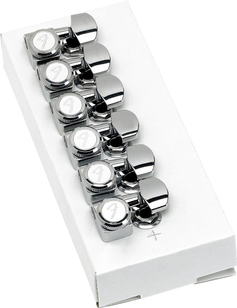 Fender Locking Stratocaster Telecaster Tuning Machines Polished Chrome 6 Unidades Locking Stratocaster Telecaster Tuning Machines Po