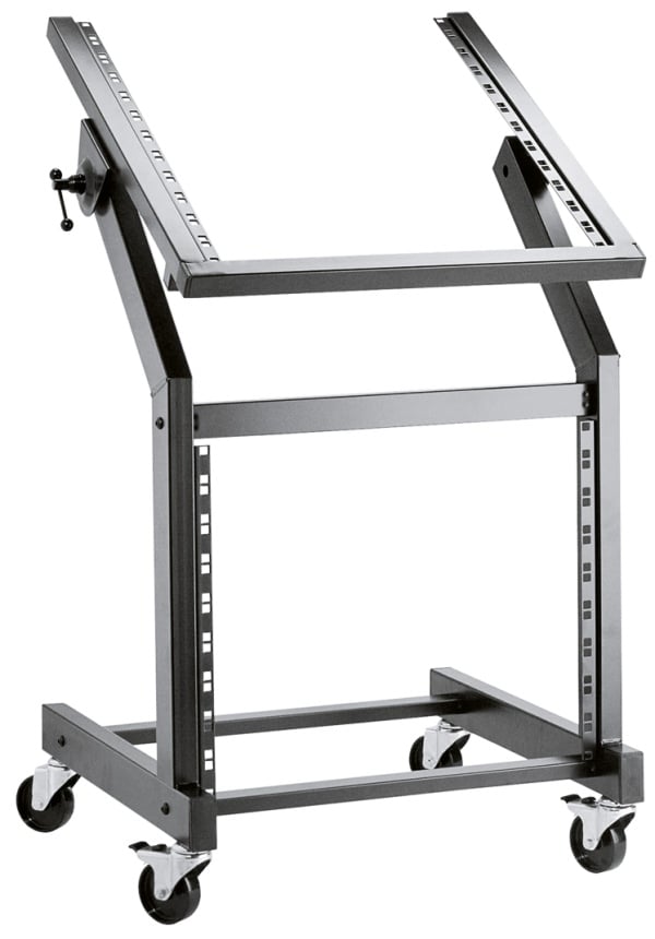Konig & Meyer 42020 Carrito con Rack de 19" Negro 42020