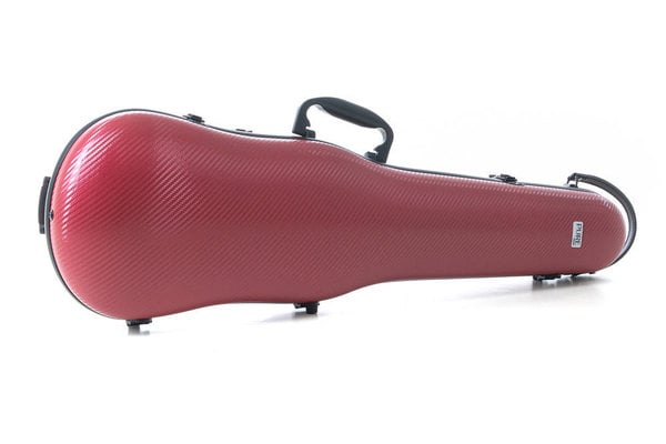 Gewa PS350087 Estuche de Violín con Forma Policarbonato 1.8 4/4 Rojo PS350087