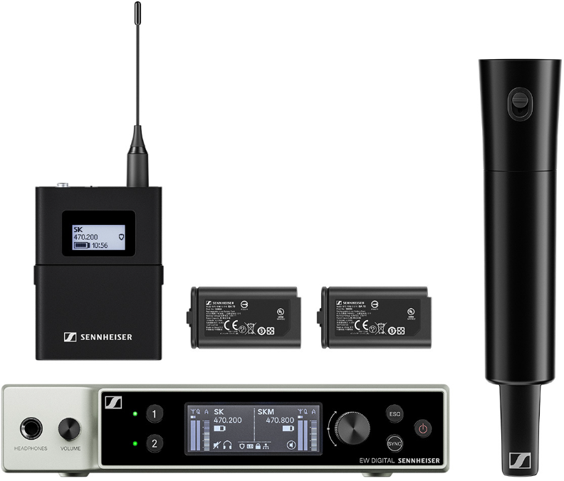 Sennheiser EW-DX SK / SKM-S Base Set Q1-9 Sistema Digital Dual EW-DX SK / SKM-S Base Set Q1-9