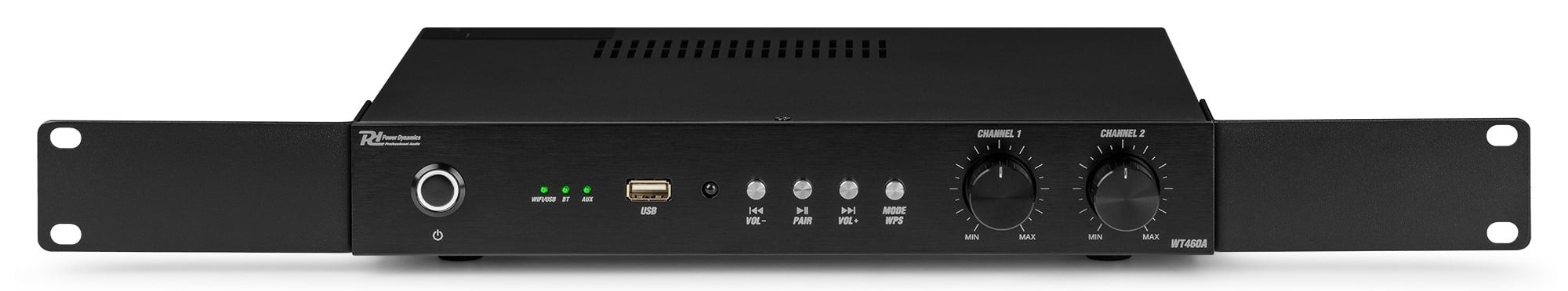 Power Dynamics WT460A Amplificador WIFI WT460A Amplifier 4x60W WIFI BT LAN