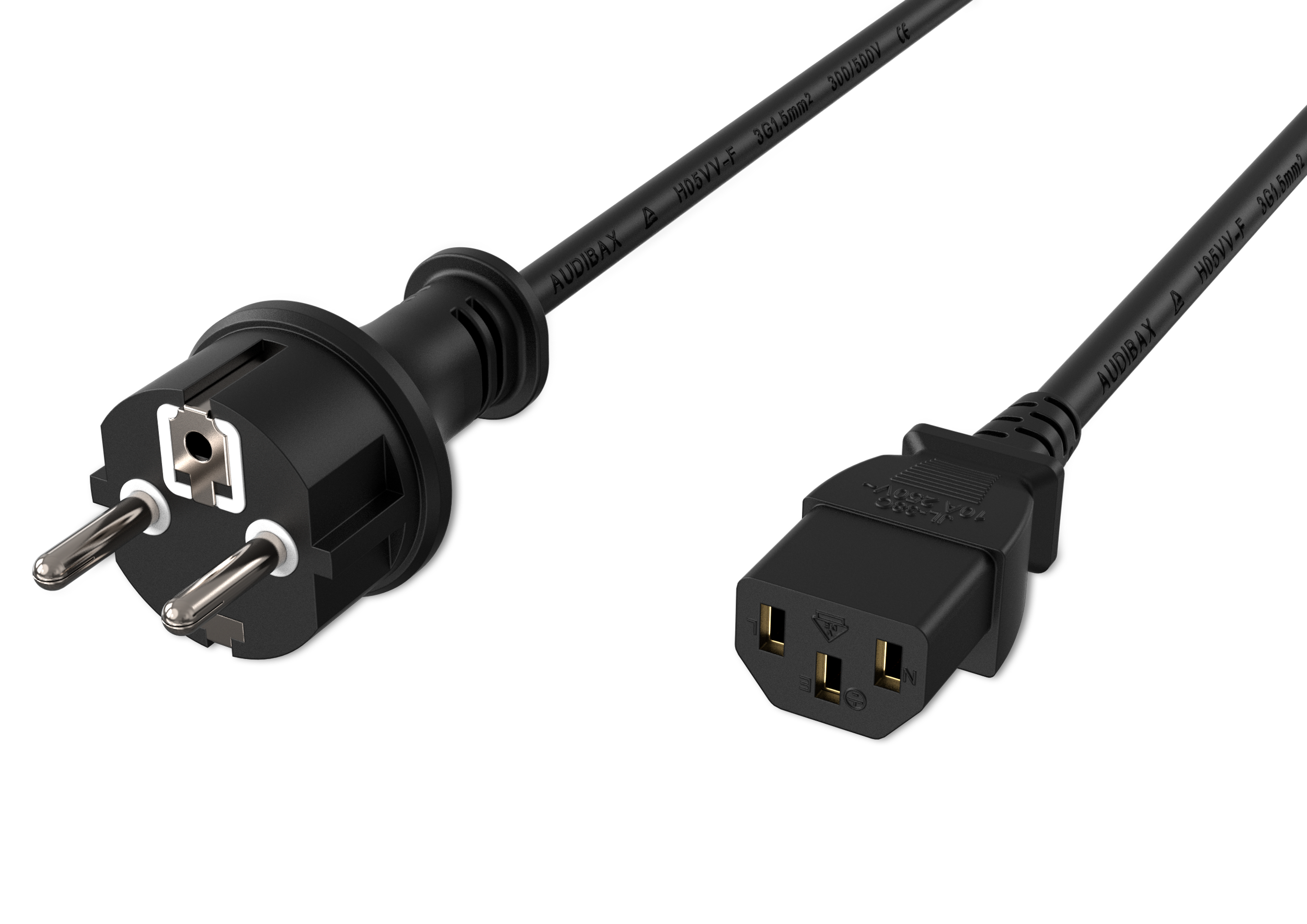 Audibax PC300-15 Cable Alimentación 3m x 1,5 mm² PC300-15 Cable de alimentación