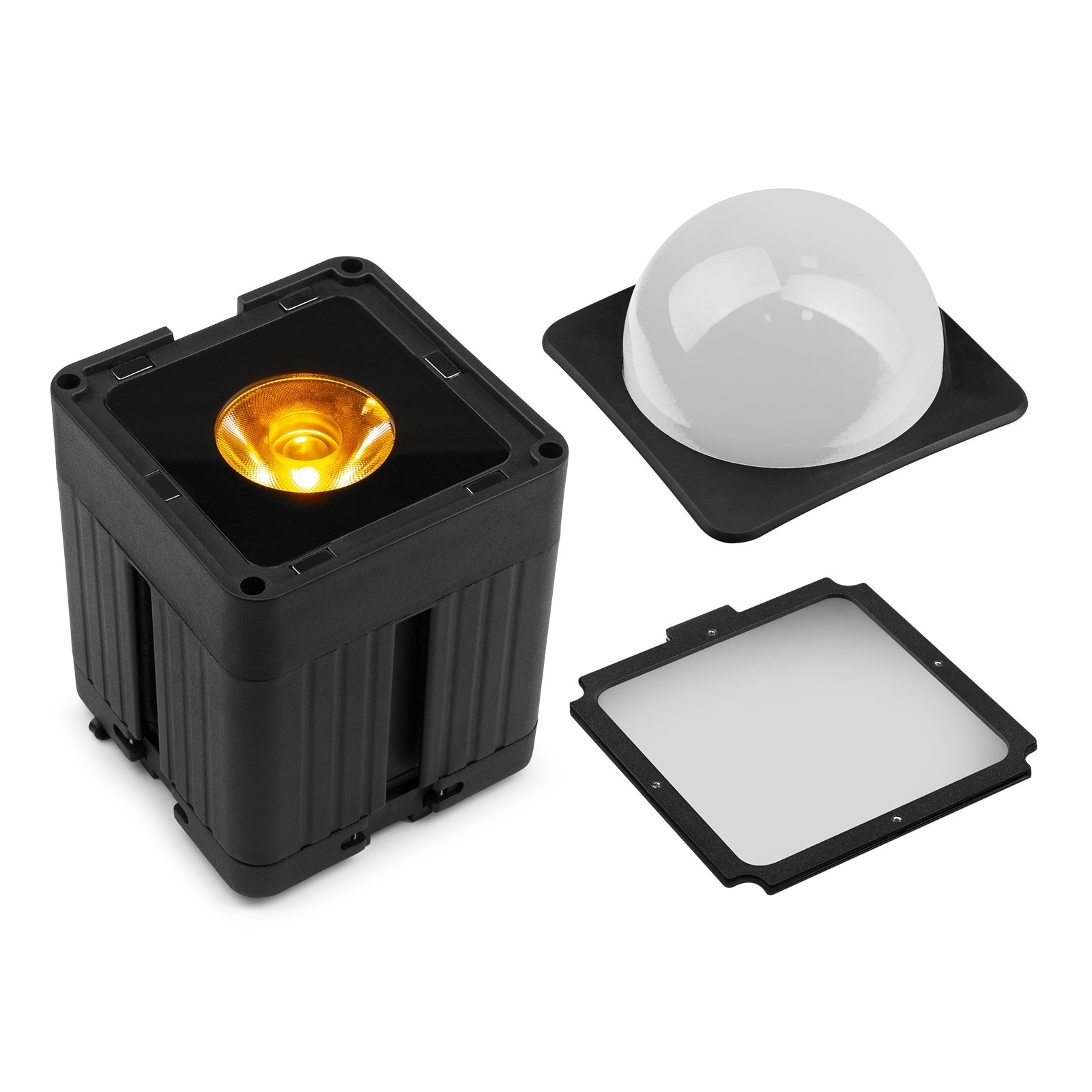 Beamz KUBE20BK Luces Linkeables a batería para exterior KUBE20BK Luces Linkeables a batería para exterior