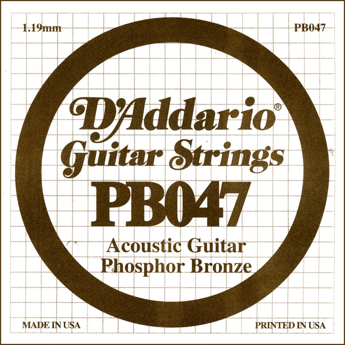 D´addario PB047 Cuerda Suelta para Guitarra Acústica PB047