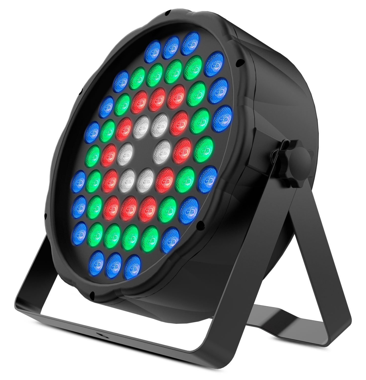 Audibax Austin 27 Foco LED PAR 54 Leds x 0.5W RGBw Flat DMX Austin 27