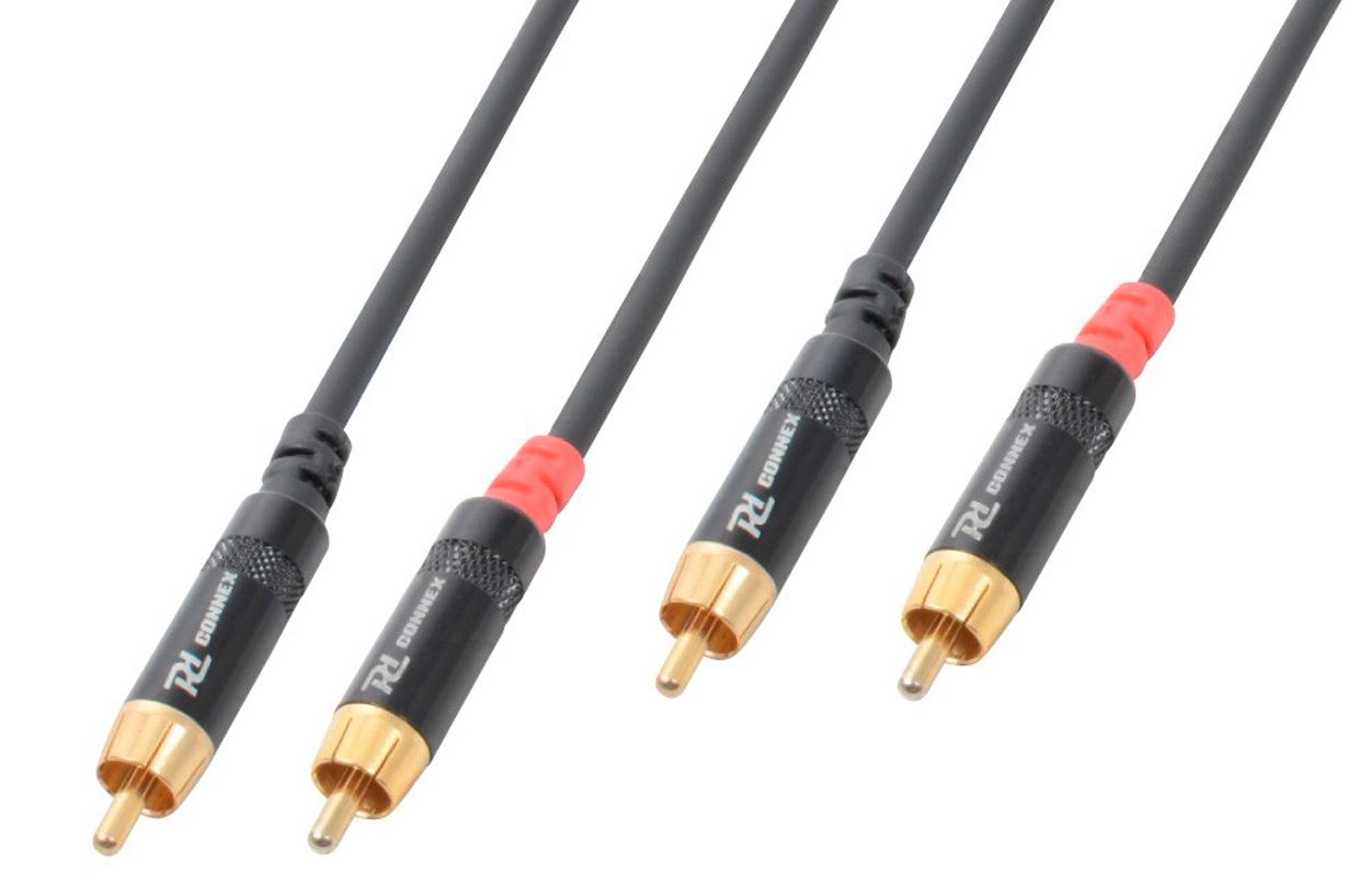 Power Dynamics CX94-05 Cable 2 x RCA Macho - 2 x RCA Macho 0,5 Metros CX94-05