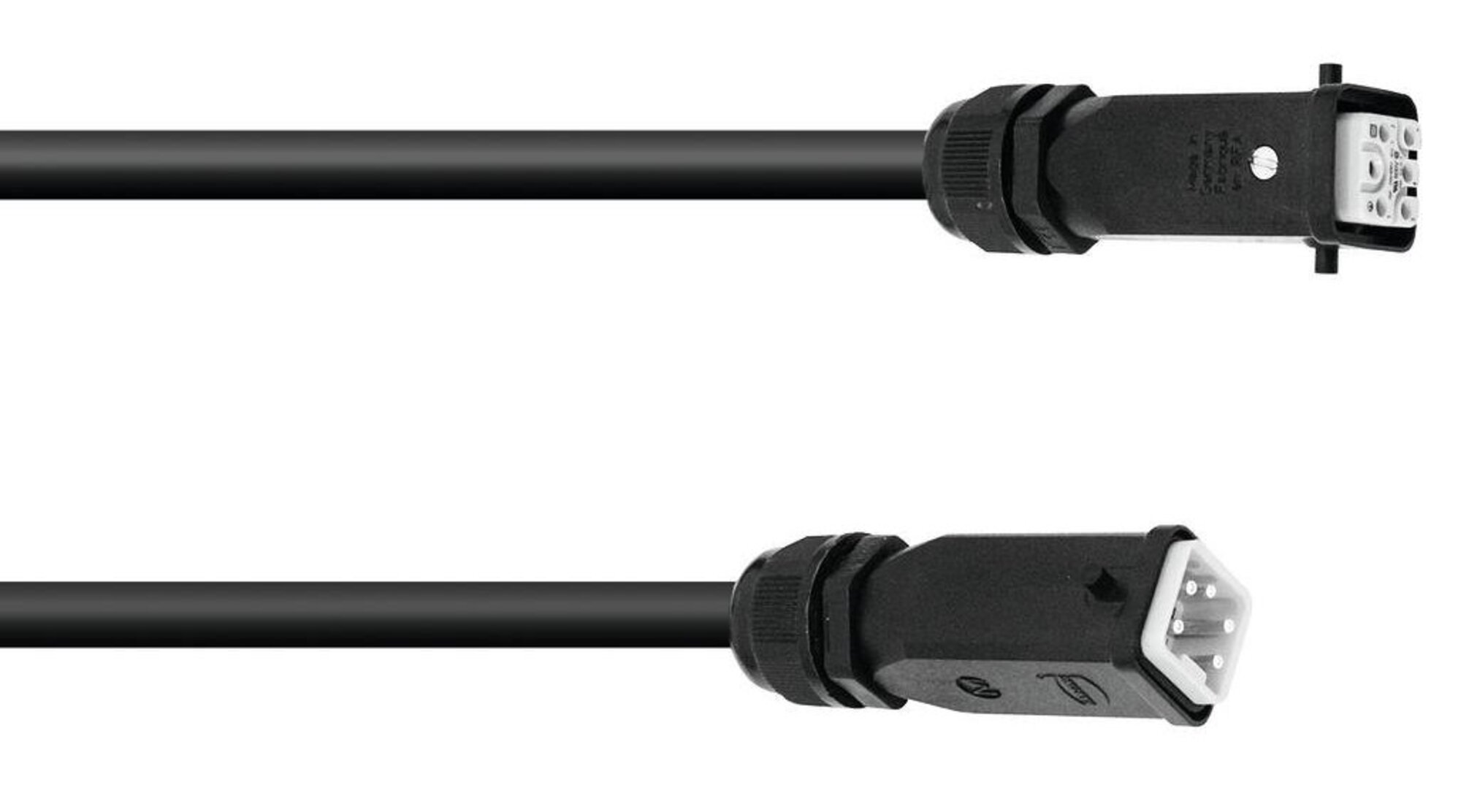 PSSO HQ5 Extensión de Cable 5x2.5 1m H07RN-F Negro HQ5 Extensión Negro