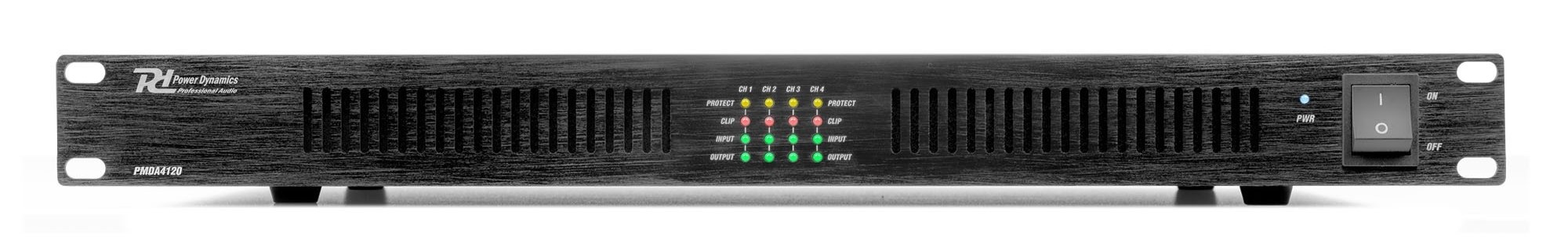 Power Dynamics PMDA4120 Amplificador 4 Canales PMDA4120 4Ch Ampl.100V 4x120W