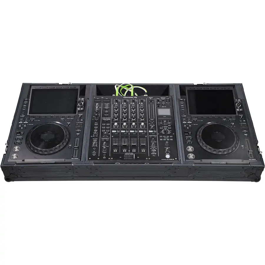Walkasse WMCD-V103000XBK Maleta Dj Alphatheta® CDJ-3000X - DJM-V10/V10LF Negra (Ruedas). Walkasse WMCD-V103000XBK