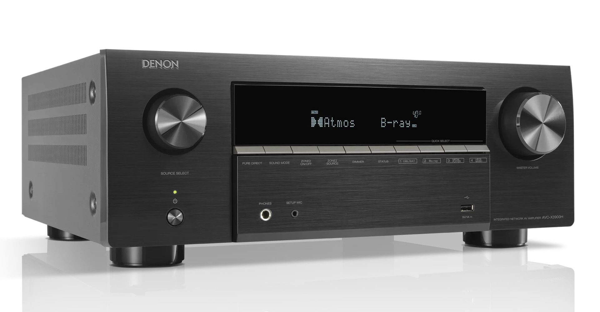 DENON AVC-X3900H Amplificador Audio-Video 9.4 canales Imágenes en 8K y sonido 3D AVC-X3900H