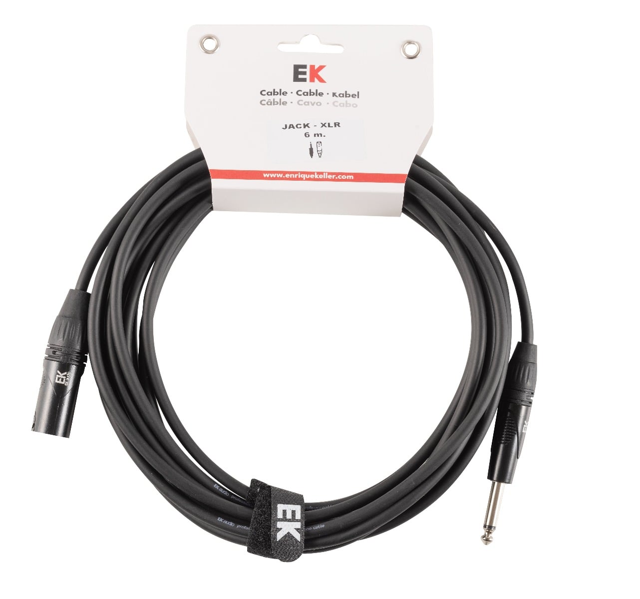 EK Audio Cable  Para Micrófono Jack - Xlr Macho 6 M PXJ0056
