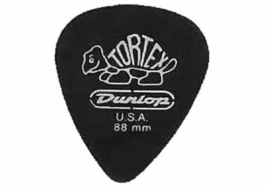 Dunlop Pack 72 Púas Tortex Pitch Black Standard - 0,88 Mm ADU488R88