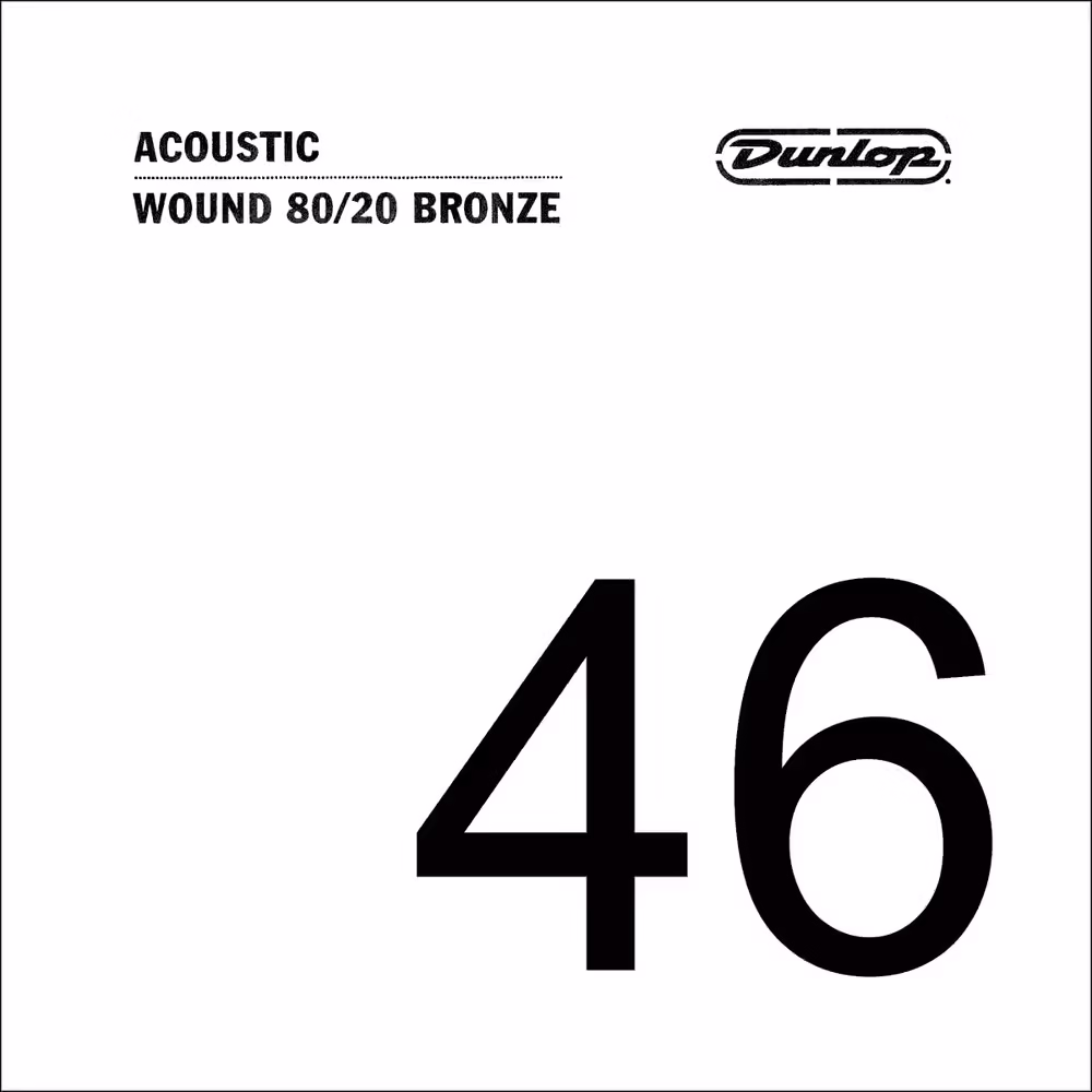 Dunlop Cuerda Acústica Dunlop 80/20 Bronze .046 CDUDAB46