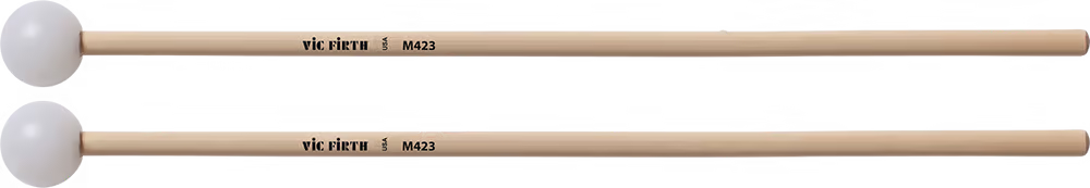Vic Firth Mazas M423 Vf Teclado Articulate Series Poly - Medium (1 1/8\") PVFM423