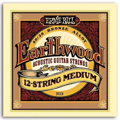 Ernie Ball 2012 Medium 12 Cuerdas Para Guitarra Acustica 11-52 2012