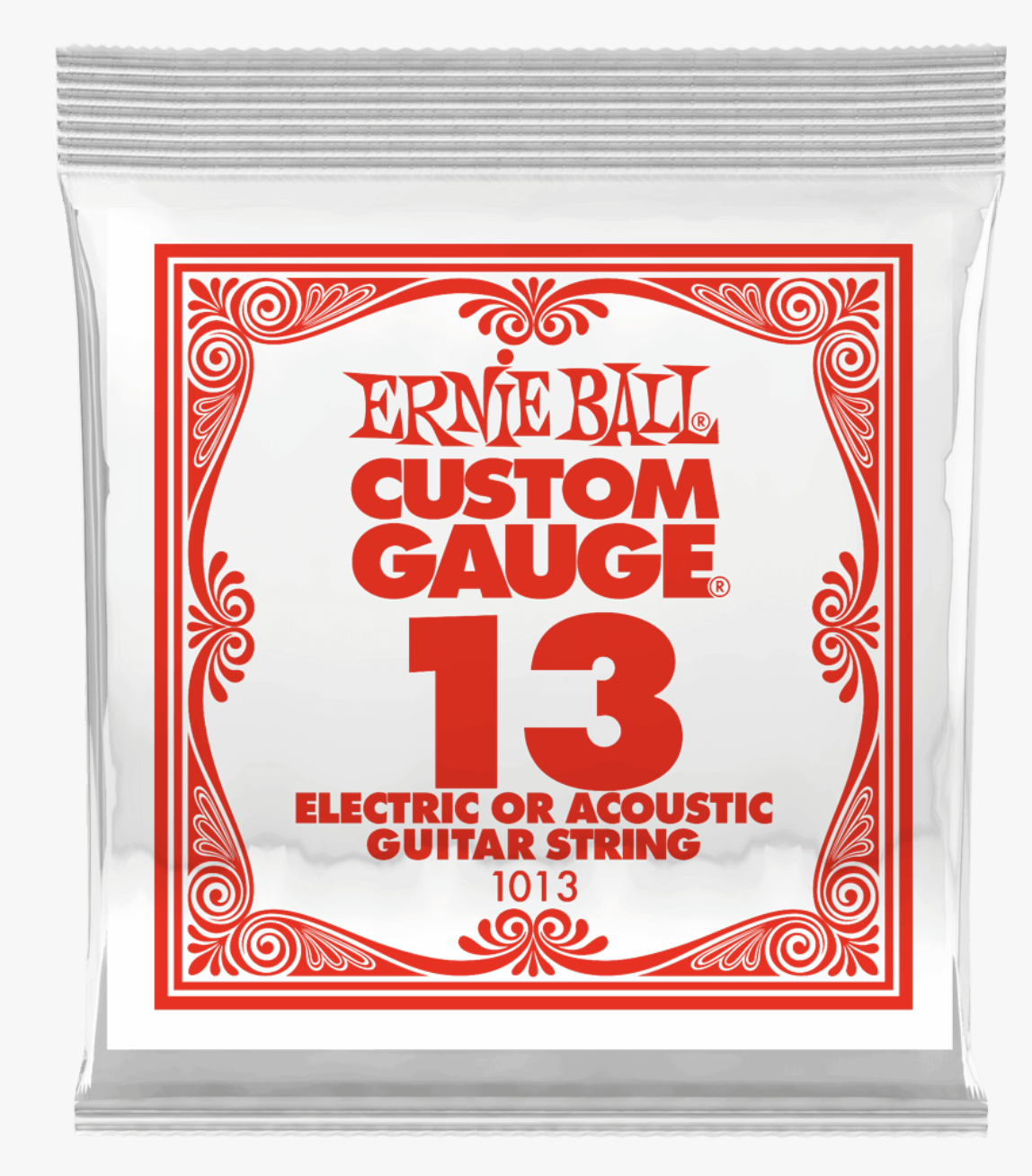 Ernie Ball 1013 Slinky Cuerda Para Guitarra Electrica Plana 013 1013