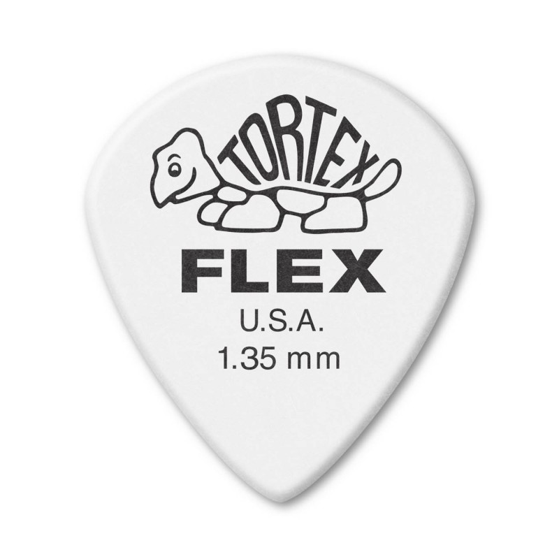 Dunlop Tortex Flex Jazz III XL de 1,35 mm Pack 12 Un. 466P135
