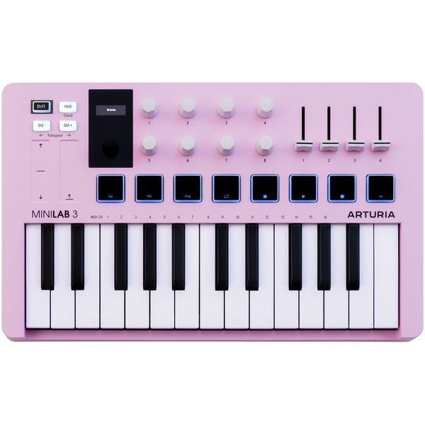 ARTURIA MINILAB 3 ROSE QUARTZ Controlador MIDI USB Compacto ARTURIA MINILAB 3 ROSE QUARTZ