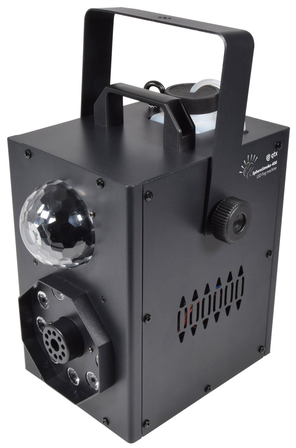 Qtx SpheroSmoke: Máquina de niebla LED de 400 W con efecto de bola mágica Spherosmoke