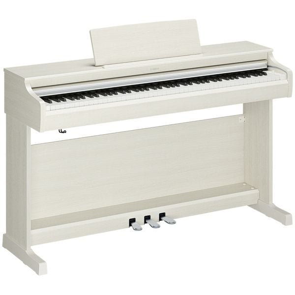 YAMAHA YDP-166 WB Abedul Blanco Arius Piano Digital Compacto con Teclado GHS YAMAHA YDP-166 WB Abedul Blanco Piano Digital