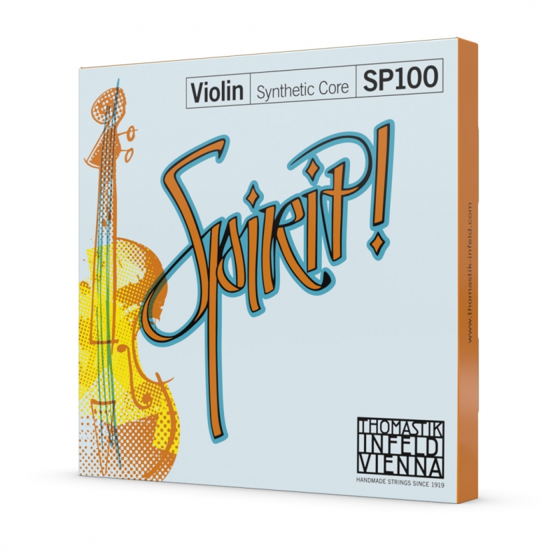 Thomastik Juego de cuerdas de violín Spirit! Bola Medium ACCVISP1/2JO