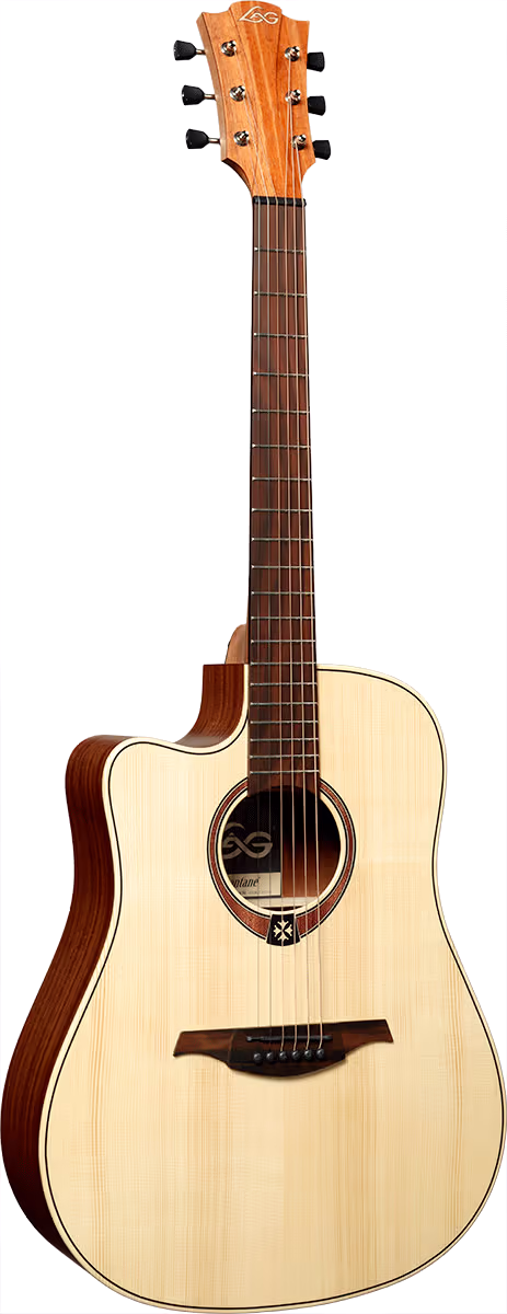 LAG GLATL70DCE-NAT Guitarra Electro-Acustica Dreadnought Cutaway Natural GLATL70DCE-NAT